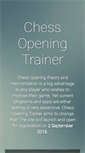 Mobile Screenshot of chessopeningtrainer.com